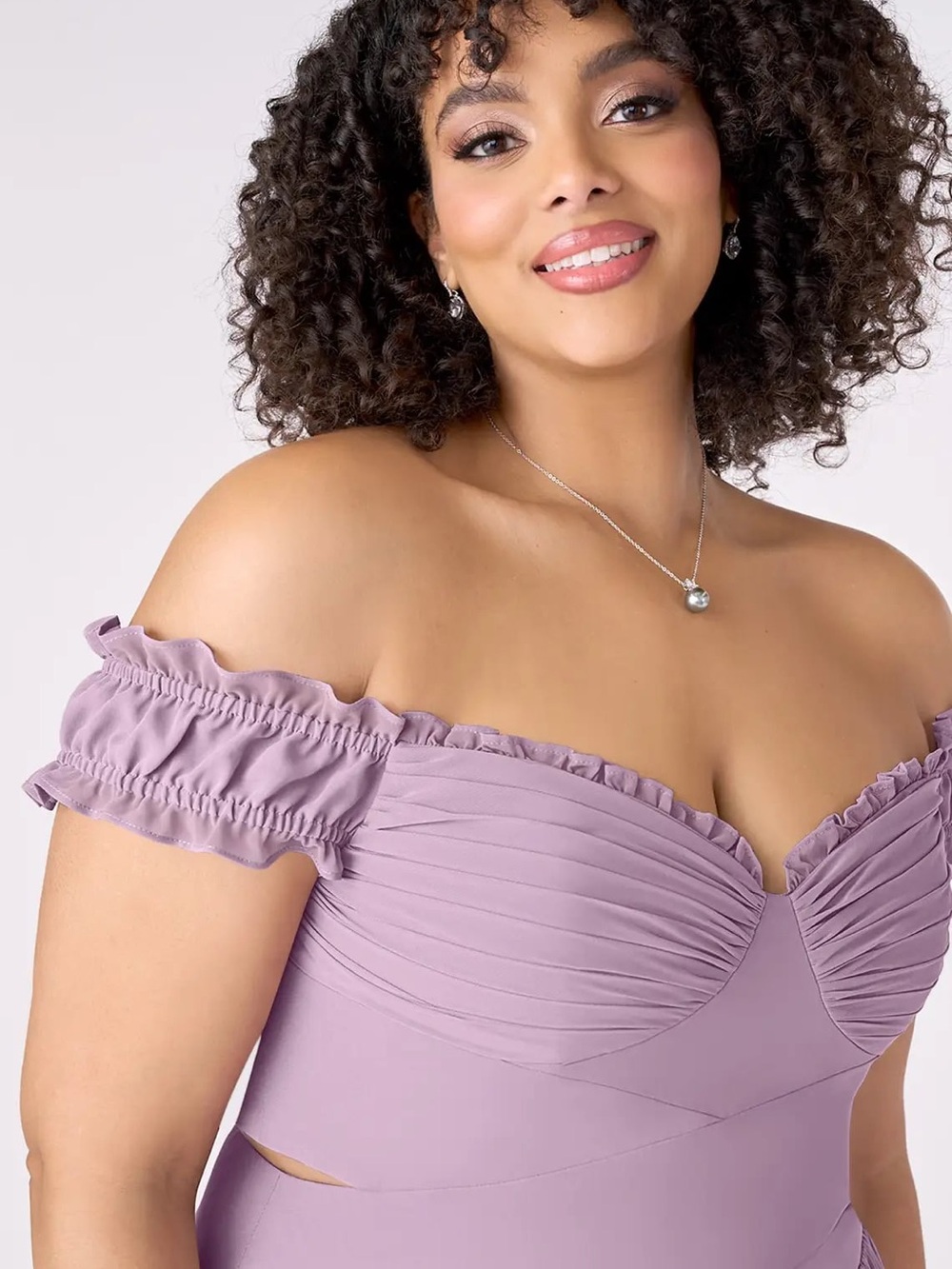 NWT Azazie Barbie 1010 Wisteria Bridesmaid Dress - Picture 5 of 10